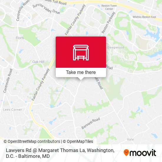Mapa de Lawyers Rd @ Margaret Thomas La