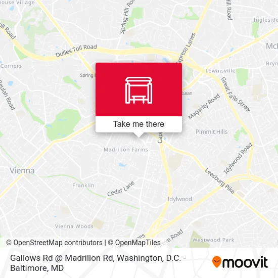 Mapa de Gallows Rd @ Madrillon Rd