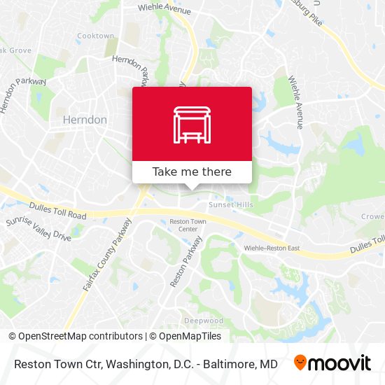 Reston Town Ctr map