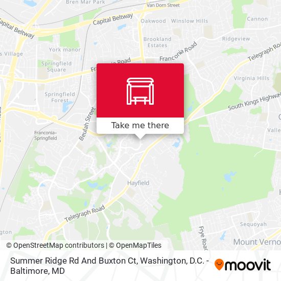 Summer Ridge Rd And Buxton Ct map