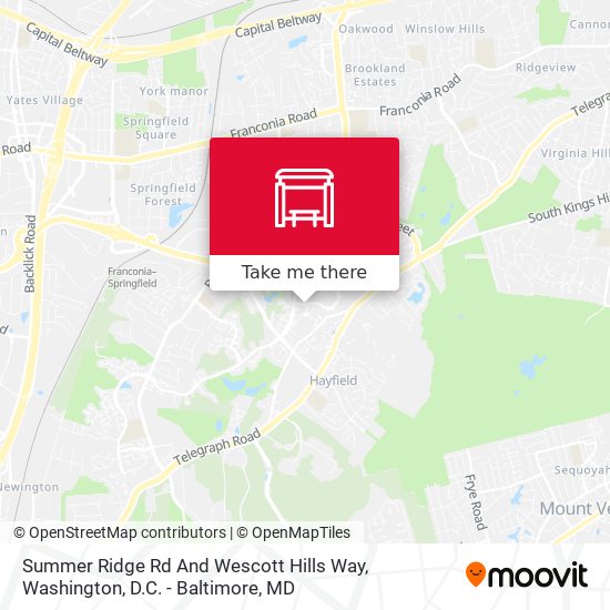 Summer Ridge Rd And Wescott Hills Way map