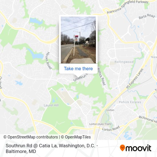 Mapa de Southrun Rd @ Catia La