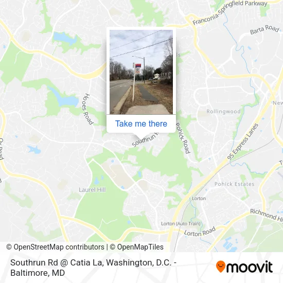 Southrun Rd @ Catia La map