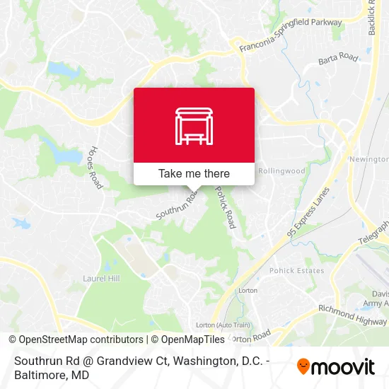 Southrun Rd @ Grandview Ct map