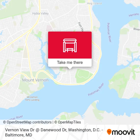 Vernon View Dr @ Danewood Dr map