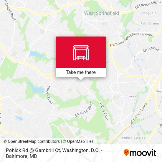 Pohick Rd @ Gambrill Ct map