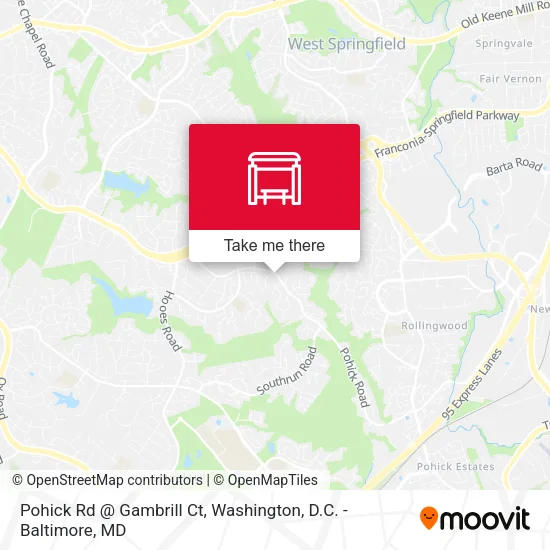 Pohick Rd @ Gambrill Ct map