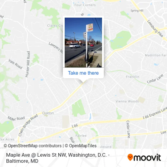 Maple Ave @ Lewis St NW map