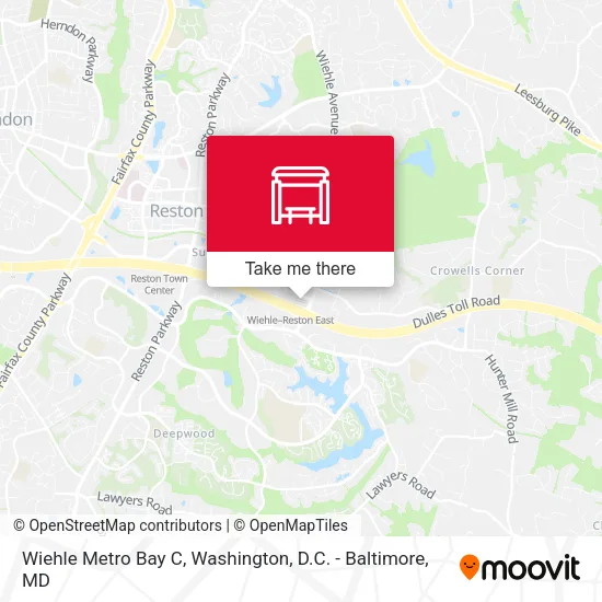 Wiehle Metro Bay C map