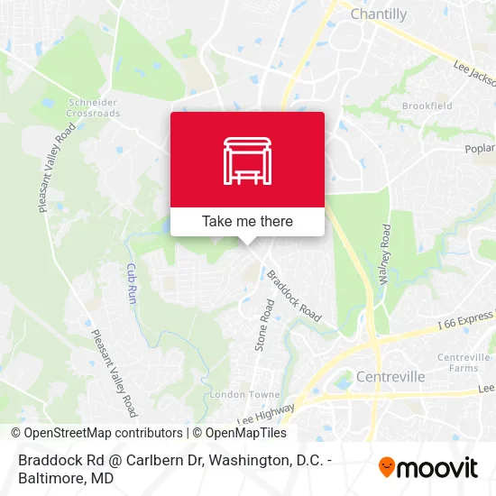 Braddock Rd @ Carlbern Dr map