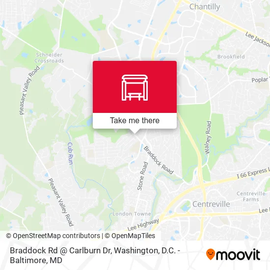 Braddock Rd @ Carlburn Dr map