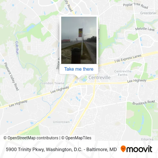 Mapa de 5900 Trinity Pkwy