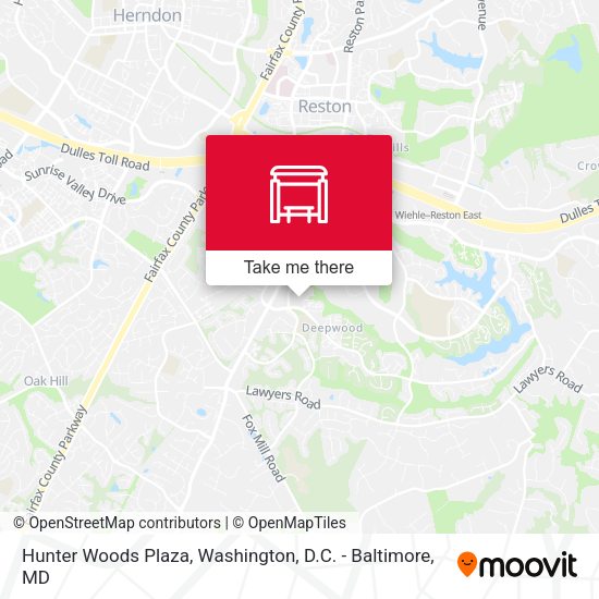 Hunter Woods Plaza map