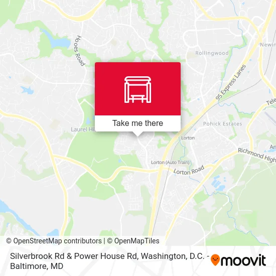 Silverbrook Rd & Power House Rd map