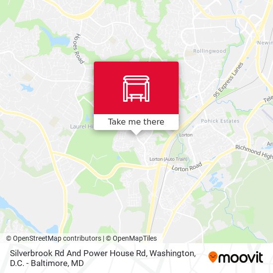 Silverbrook Rd And Power House Rd map