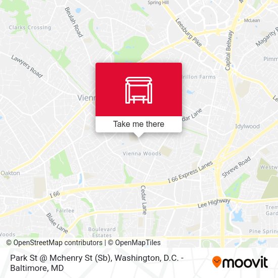 Mapa de Park St @ Mchenry St (Sb)