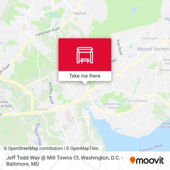 Mapa de Jeff Todd Way @ Mill Towns Ct