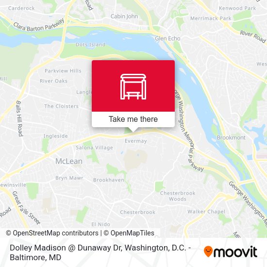 Dolley Madison @ Dunaway Dr map