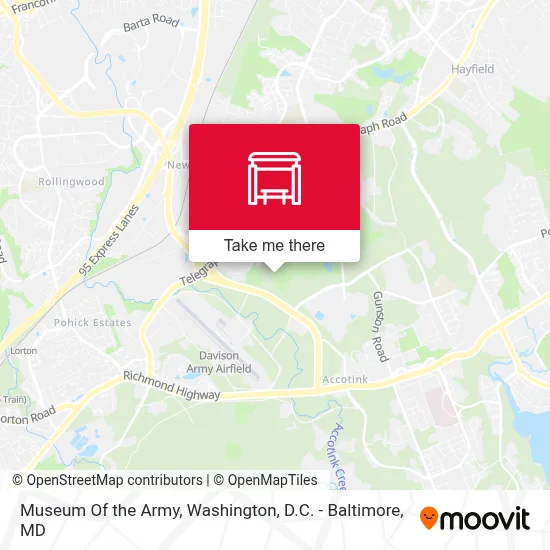 Museum Of the Army map