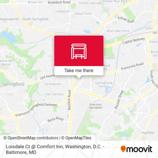 Loisdale Ct @ Comfort Inn map