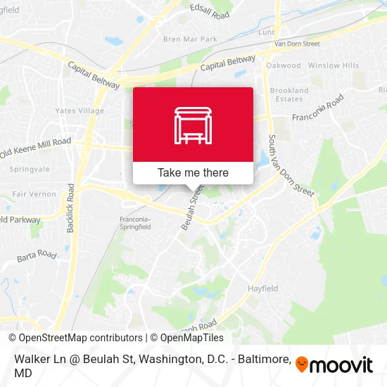 Walker Ln @ Beulah St map