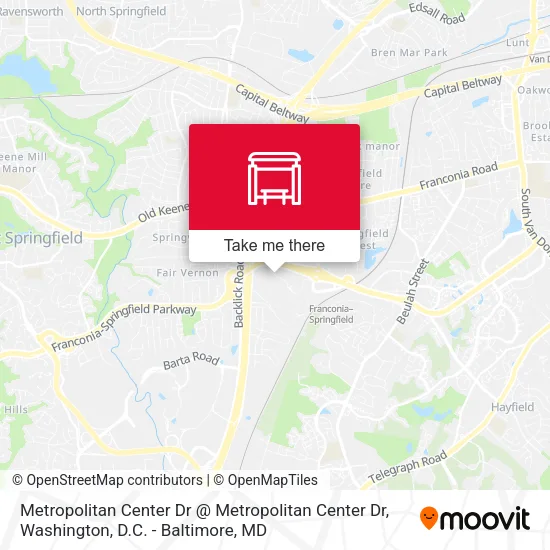 Metropolitan Center Dr @ Metropolitan Center Dr map