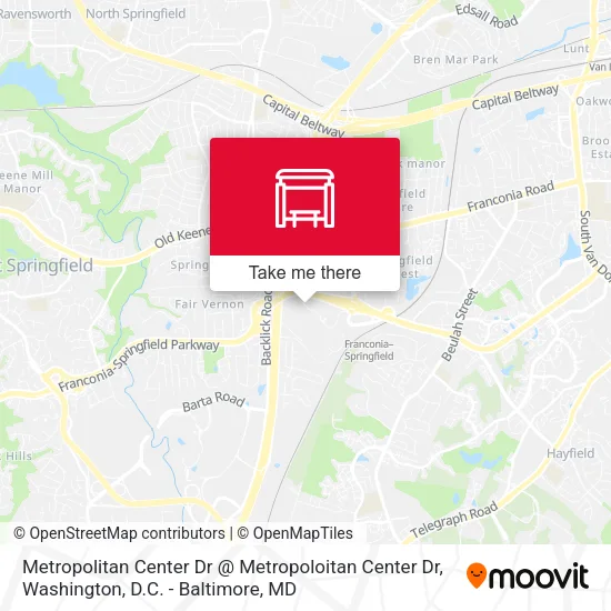 Metropolitan Center Dr @ Metropoloitan Center Dr map