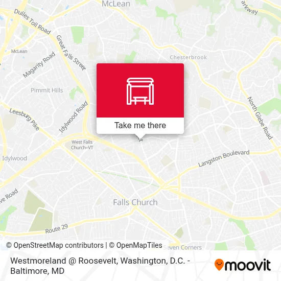 Westmoreland @ Roosevelt map