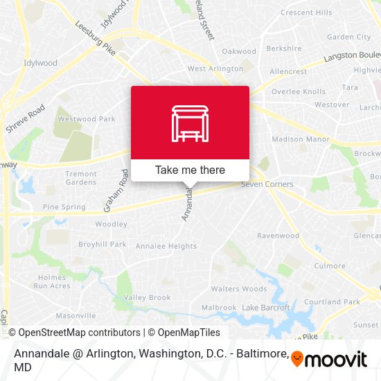 Mapa de Annandale @ Arlington