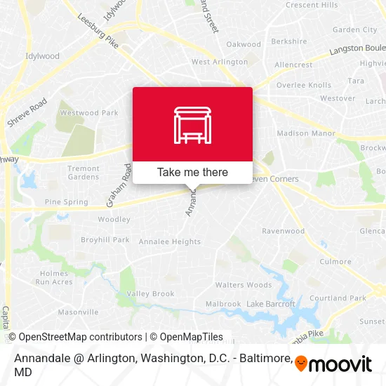 Annandale @ Arlington map