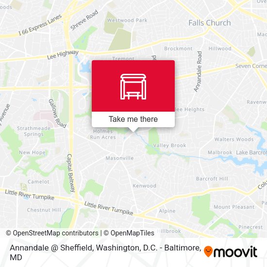 Mapa de Annandale @ Sheffield