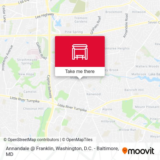 Annandale @ Franklin map
