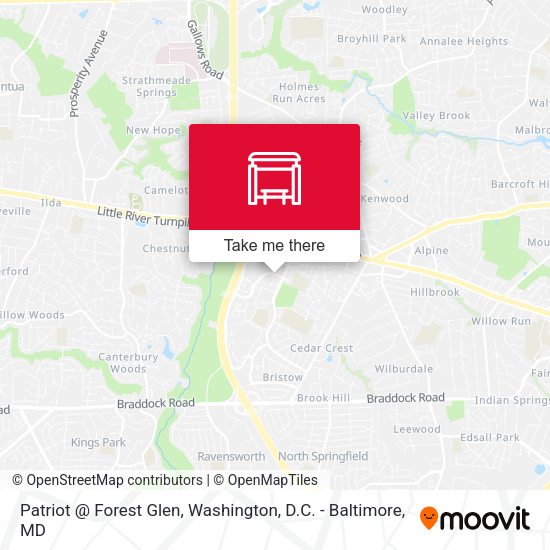 Patriot @ Forest Glen map