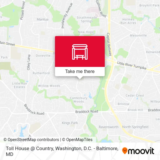 Toll House @ Country map