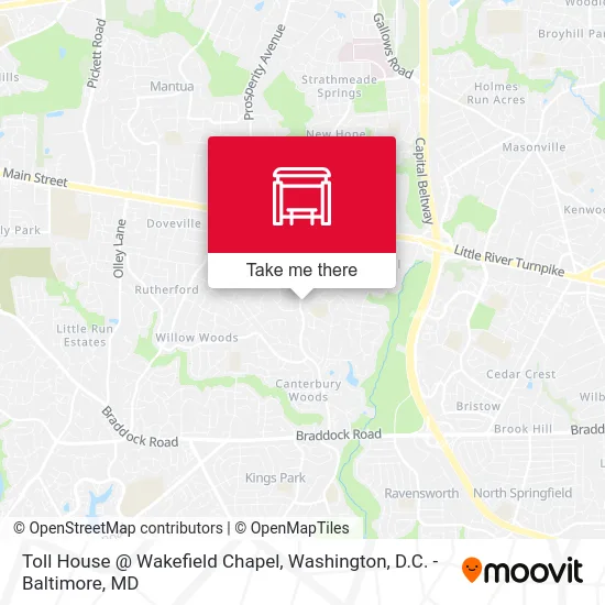 Toll House @ Wakefield Chapel map