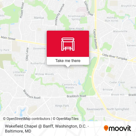Mapa de Wakefield Chapel @ Banff
