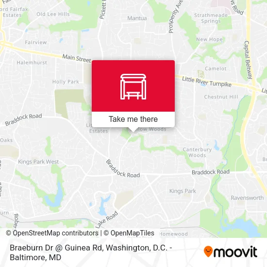 Braeburn Dr @ Guinea Rd map