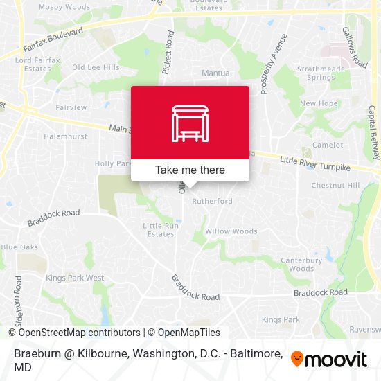 Braeburn @ Kilbourne map