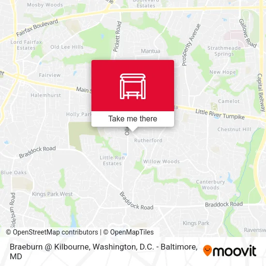 Braeburn @ Kilbourne map