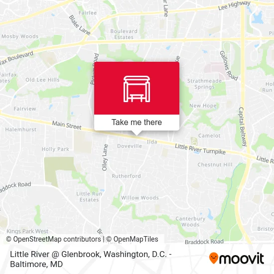 Little River @ Glenbrook map