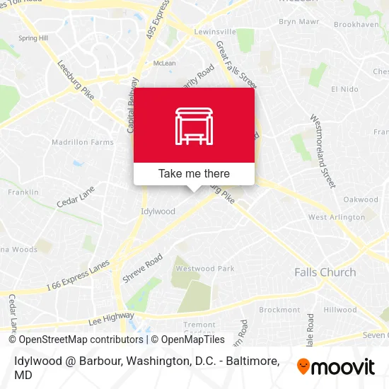 Idylwood @ Barbour map