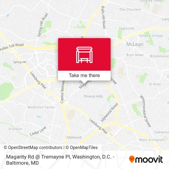 Magarity Rd @ Tremayne Pl map