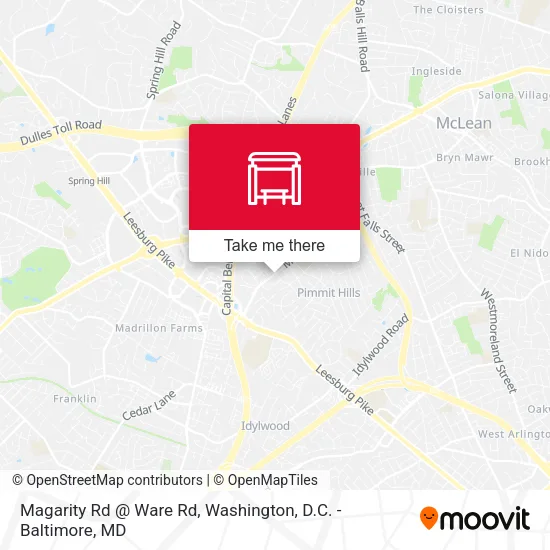 Magarity Rd @ Ware Rd map