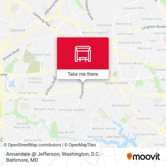 Mapa de Annandale @ Jefferson