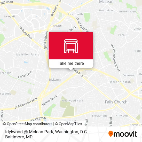 Idylwood @ Mclean Park map