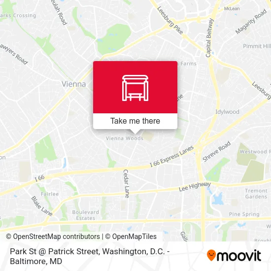 Park St @ Patrick Street map