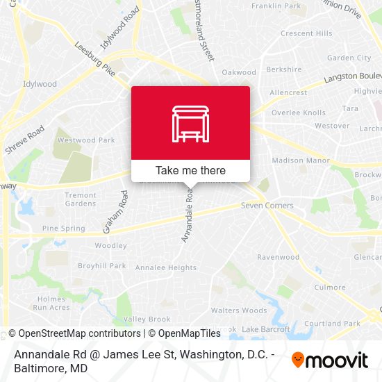 Annandale Rd @ James Lee St map