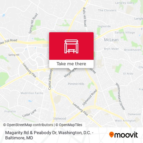 Magarity Rd & Peabody Dr map
