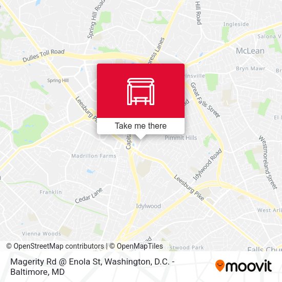 Mapa de Magerity Rd @ Enola St