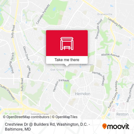 Crestview Dr @ Builders Rd map